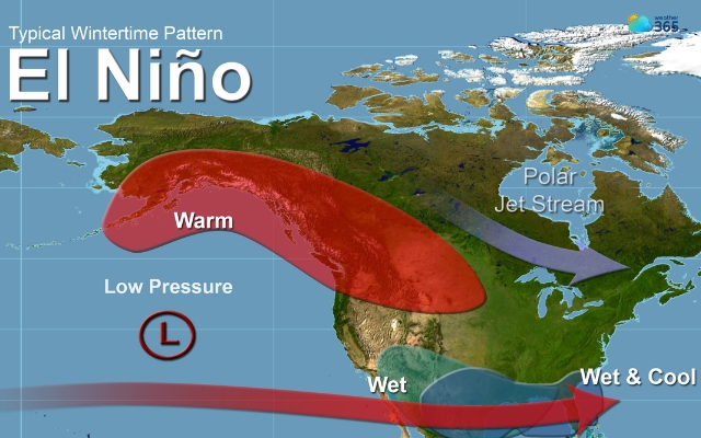 Some weather patterns can push cold air into new regions