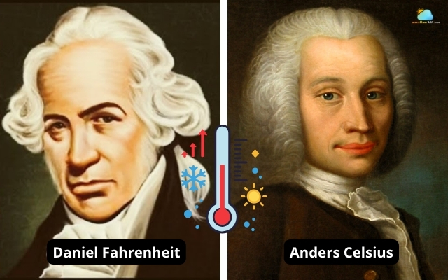 Daniel Fahrenheit and Anders Celsius