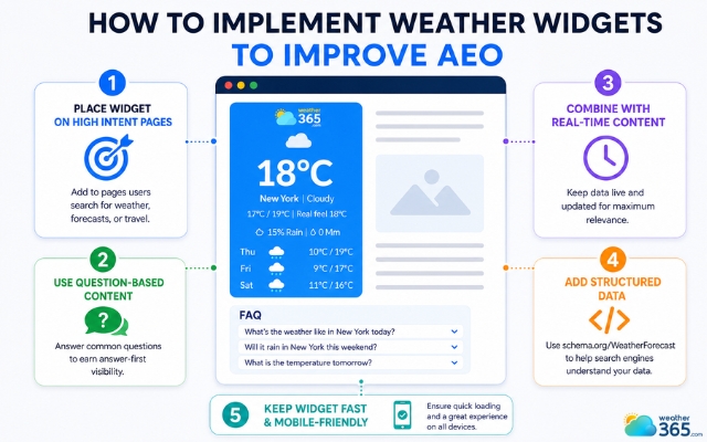Weather conditions directly affect user decisions