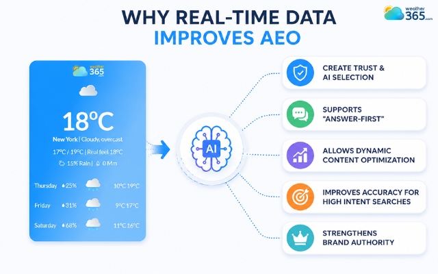 Real-time data plays an important role in AEO