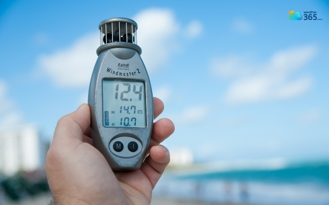  Wind speed can be expressed using several different units