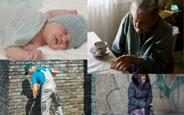 Infants, the elderly, workers, and the homeless are the most vulnerable