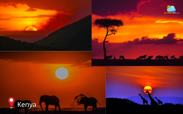  Kenya is an iconic place for sunsets