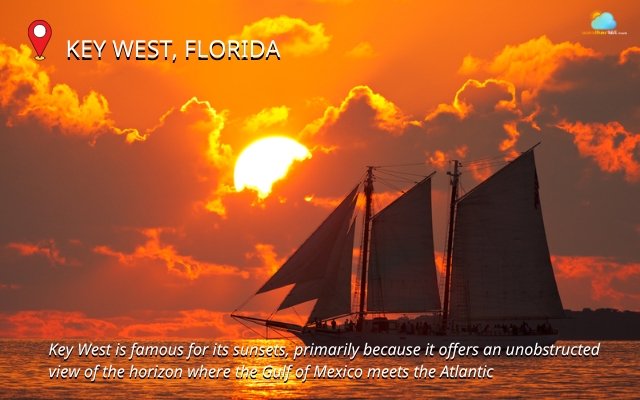  Key West is famous for its sunsets
