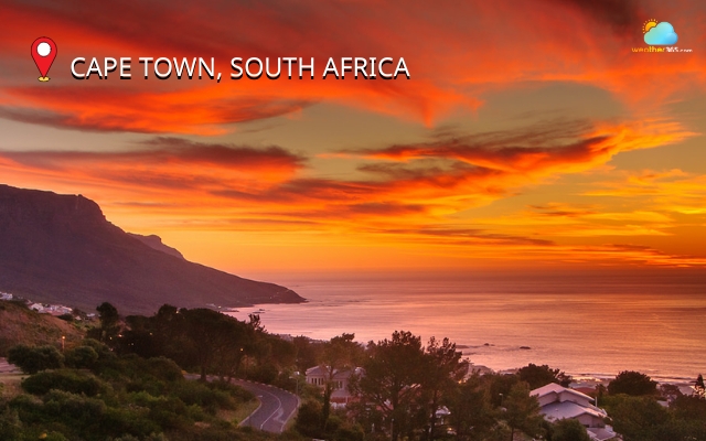 Cape Town provides wide open skies for sunset watching