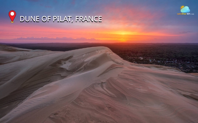 Dune of Pilat is the tallest sand dune in Europe