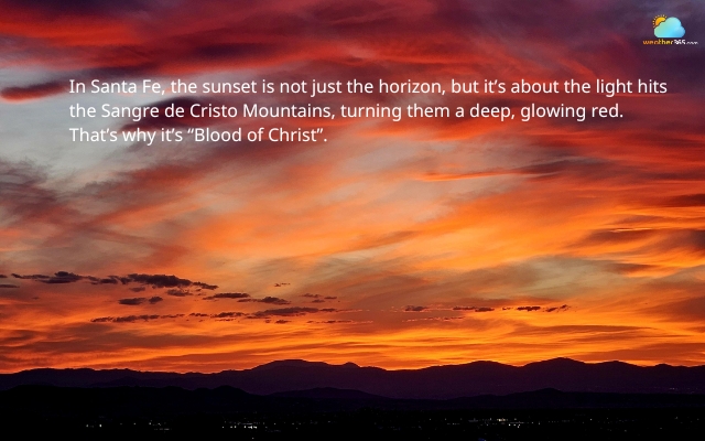  Surreal sunset in Santa Fe