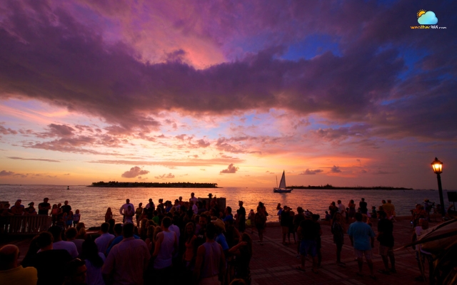  Sunset celebration in Key West