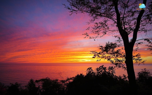  Sunset by Lake Huron