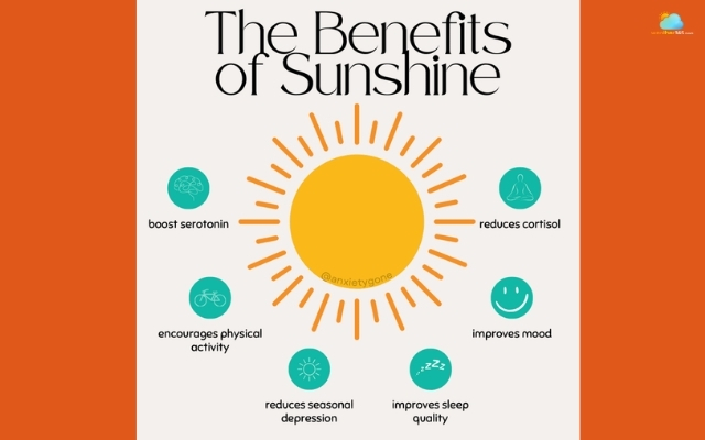 Sunshine has huge benefits for human life