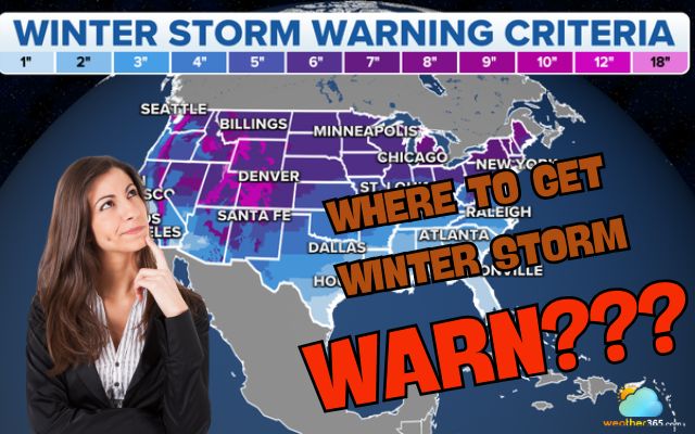 Reliable sources to get information about winter storm