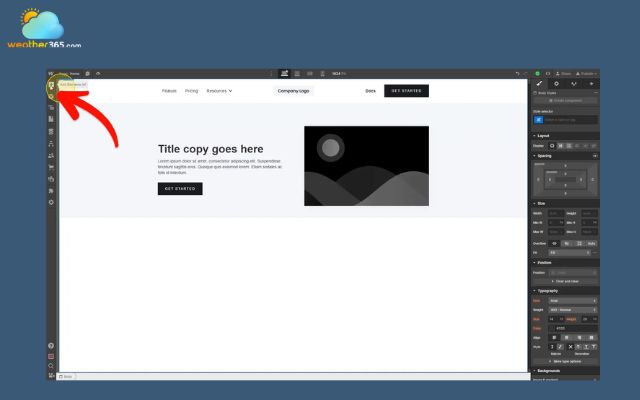 click the Add Elements button 