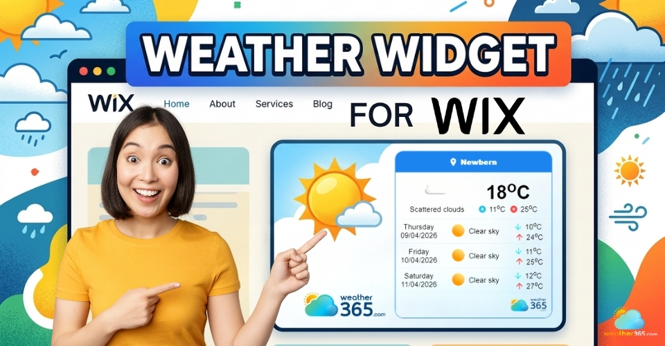 Weather widget for Wix