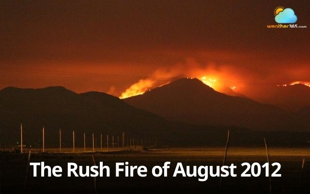 The Rush Fire in Aug 2012
