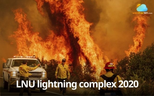 The LNU lightning complex in Aug 2020