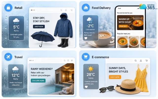 Examples of weather-based marketing