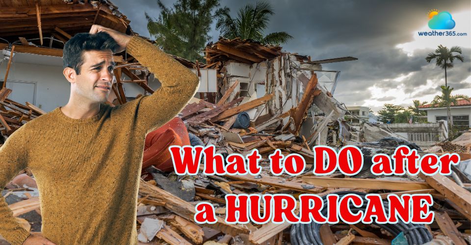  What should to do after a hurricane