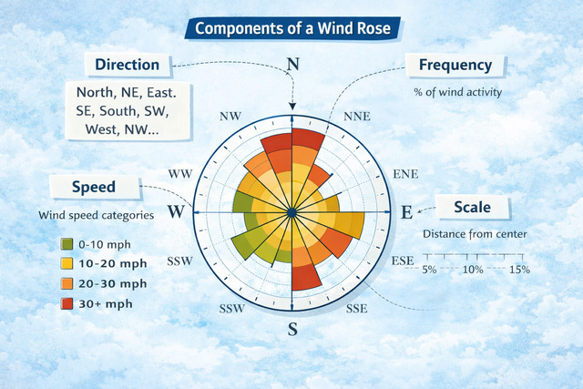  Components of a wind rose