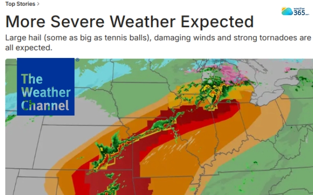 The weather channel is the most recognizable weather platform
