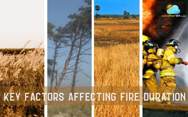 Key factors affecting fire duration