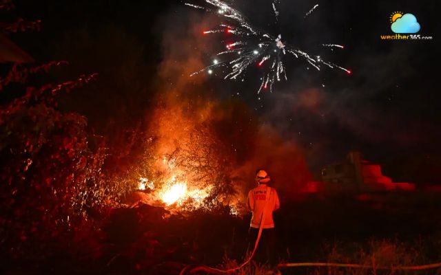 Using fireworks safely to avoid wildfires