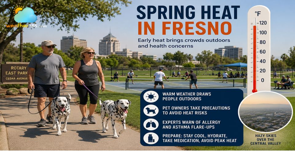 Spring heat in Fresno increases health concerns