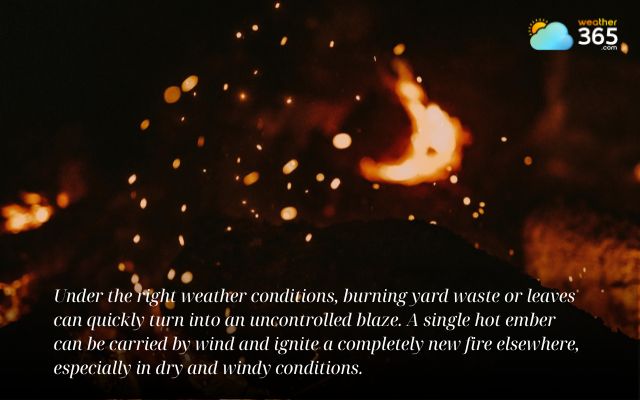 Careless debris is a common cause of wildfires