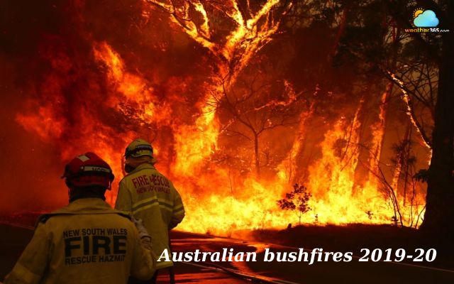 Terrify Australian bushfires