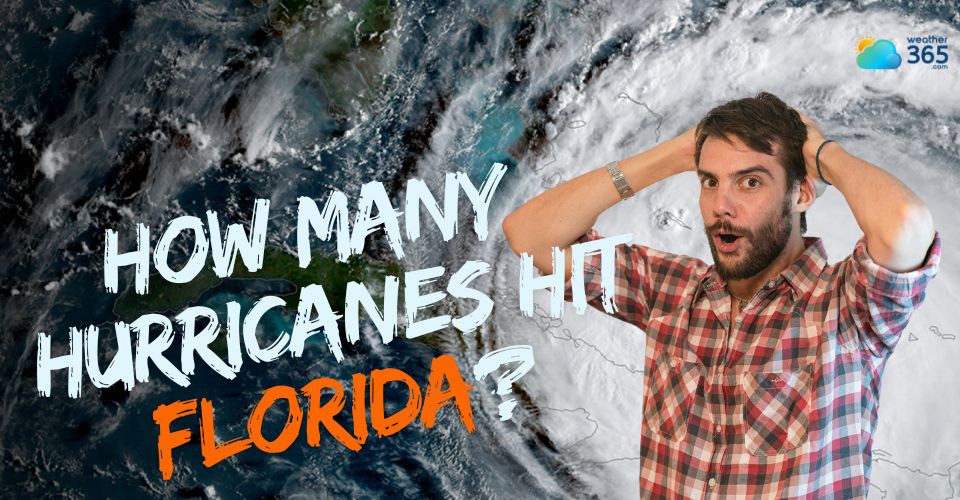 How many hurricanes hit Florida a year?