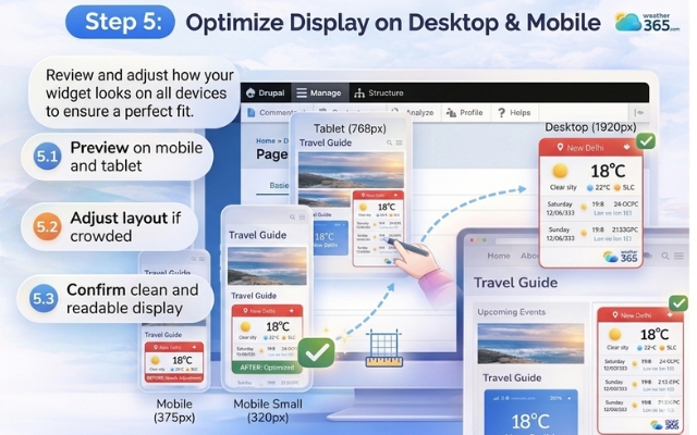  Check the desktop and mobile view
