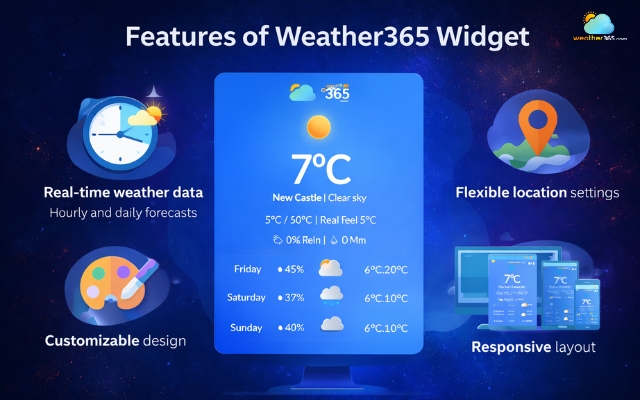  Significant benefits of the Weather365 widget