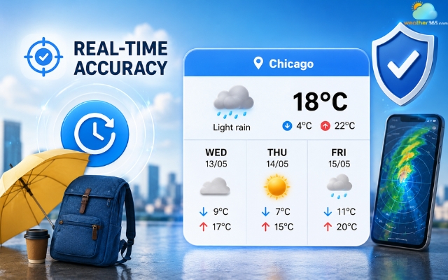 Forecast accuracy is crucial for a 3-day weather widget