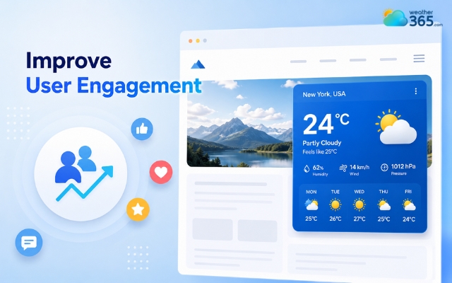 Real-time data encourages visitors to interact more