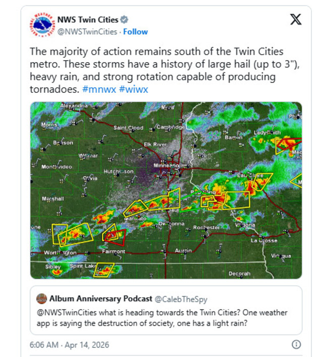 NWS Twin Cities on X