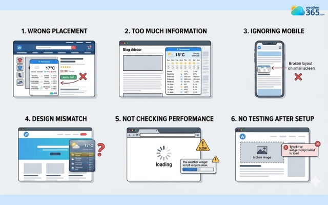 Several mistakes can affect your site's performance