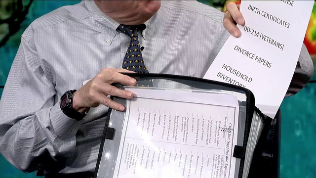  Store important documents in a safe place 