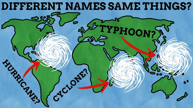  Difference between hurricanes, cyclone, and typhoon