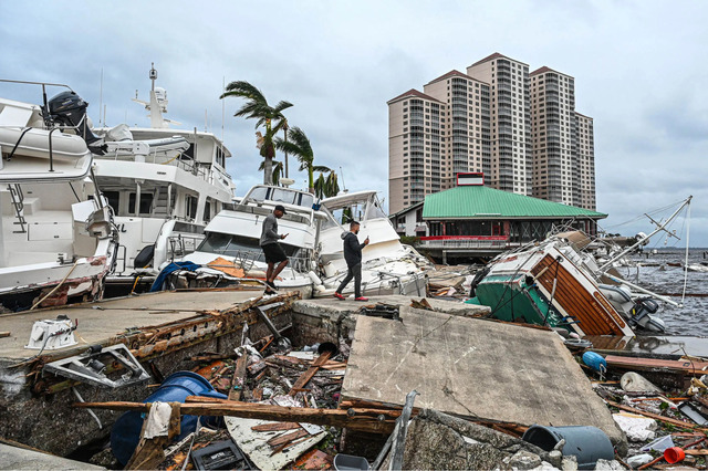  Florida sees widespread damage from hurricanes