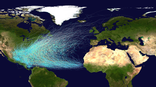  Hurricane seasons in the Atlantic