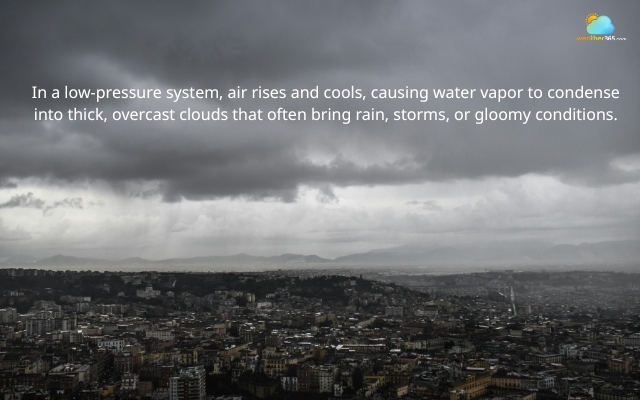 Water vapor condenses into tiny droplets and forms clouds