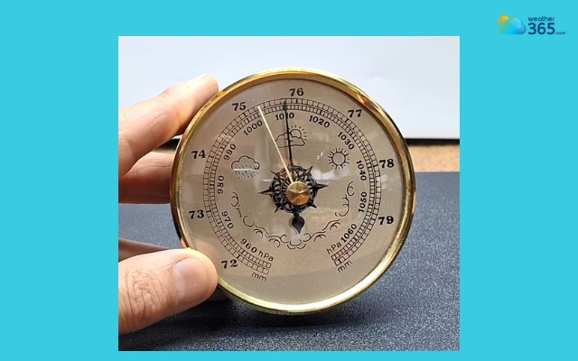Tap the glass of an aneroid barometer to see if it works