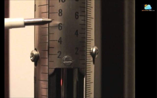 Carefully slide the vernier scale