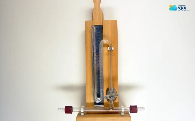 The mercury barometer is the most traditional tool