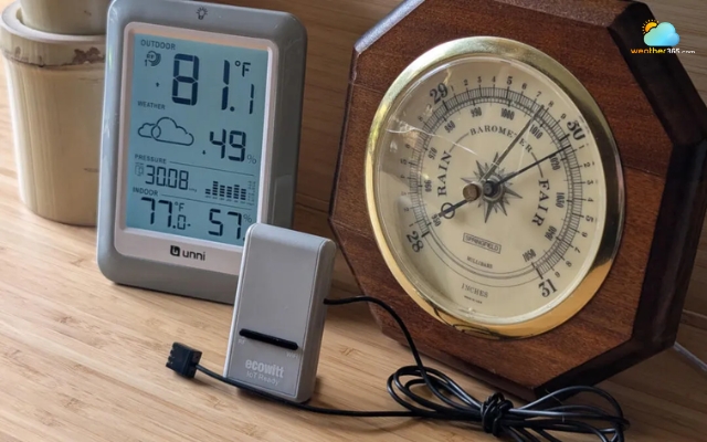 Regularly check the barometric pressure change