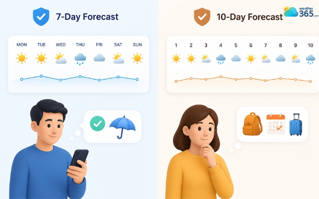 Users tend to prefer seeing a longer forecast