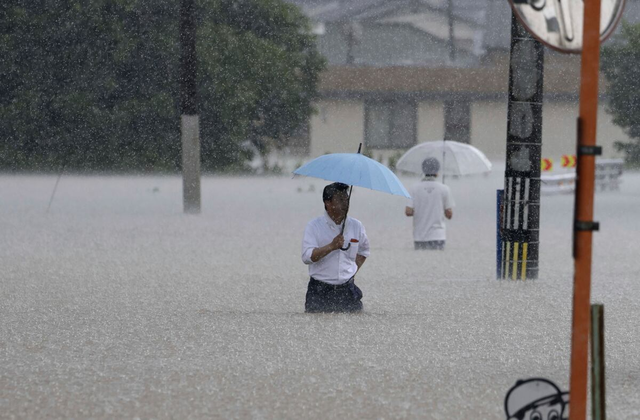 Pluvial flood