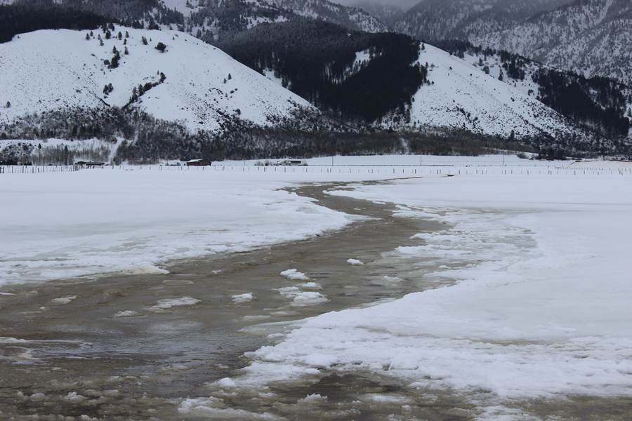 Rapid snowmelt causes flooding