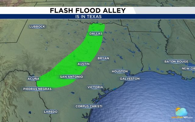Flash flood Alley Texas