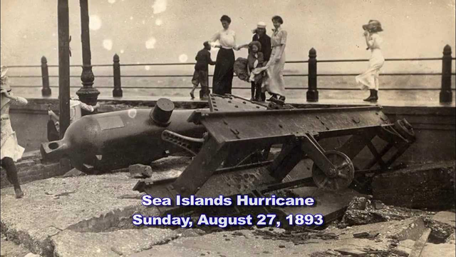 The Sea Islands hurricane in 1893