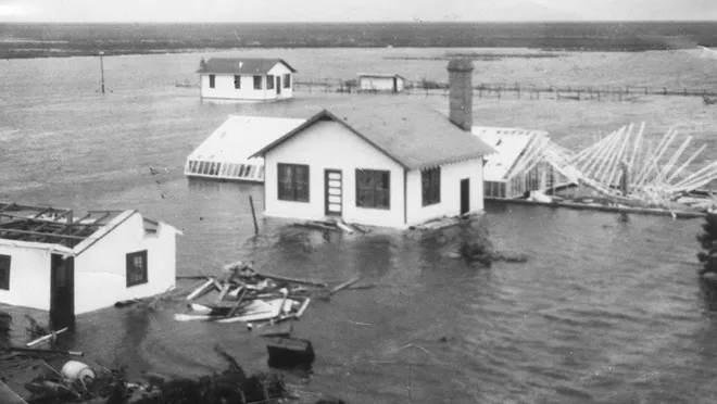 The lake Okeechobee flood in 1928